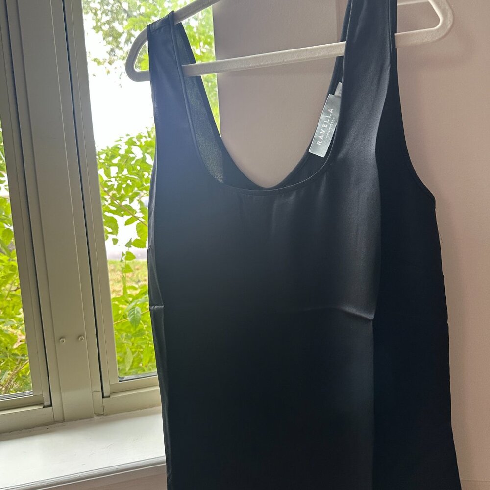 Ravella silk tank - caviar black - Picture 2 of 3